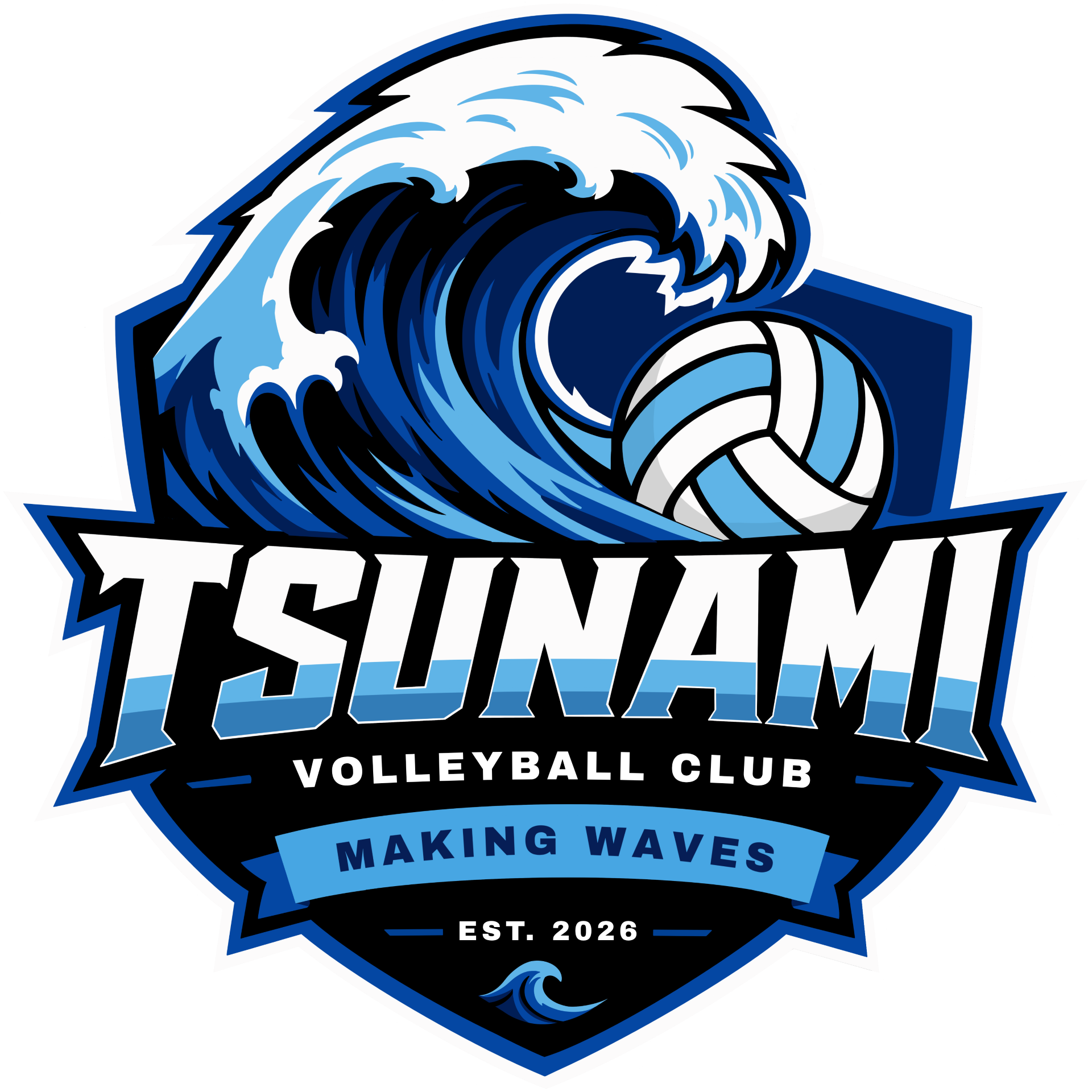 Tsunami Volleyball Club official logo
